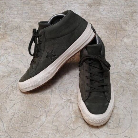 Converse Counter Climate Green Suede Water Repellent Mid Boot M7/W9 - Picture 2 of 11